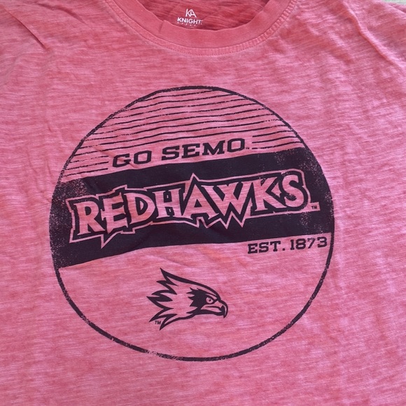 Knights Apparel Mens Large RedHawks Tee Shirt. - Picture 3 of 7
